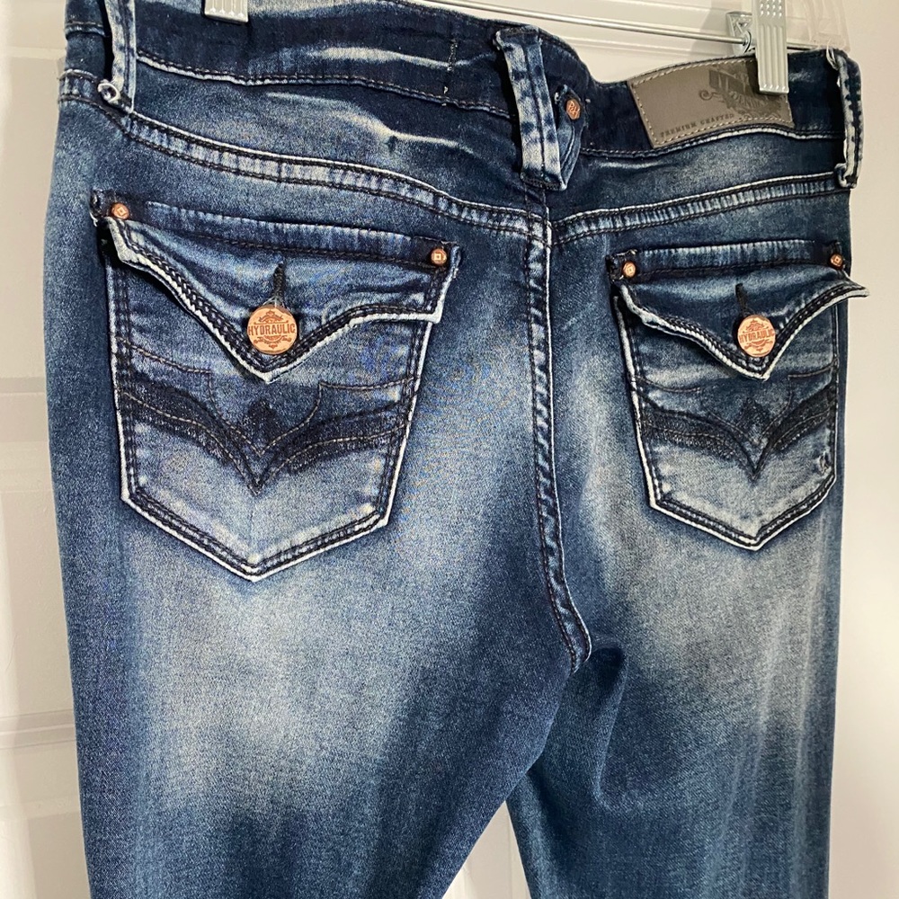 Hydraulic skinny jeans